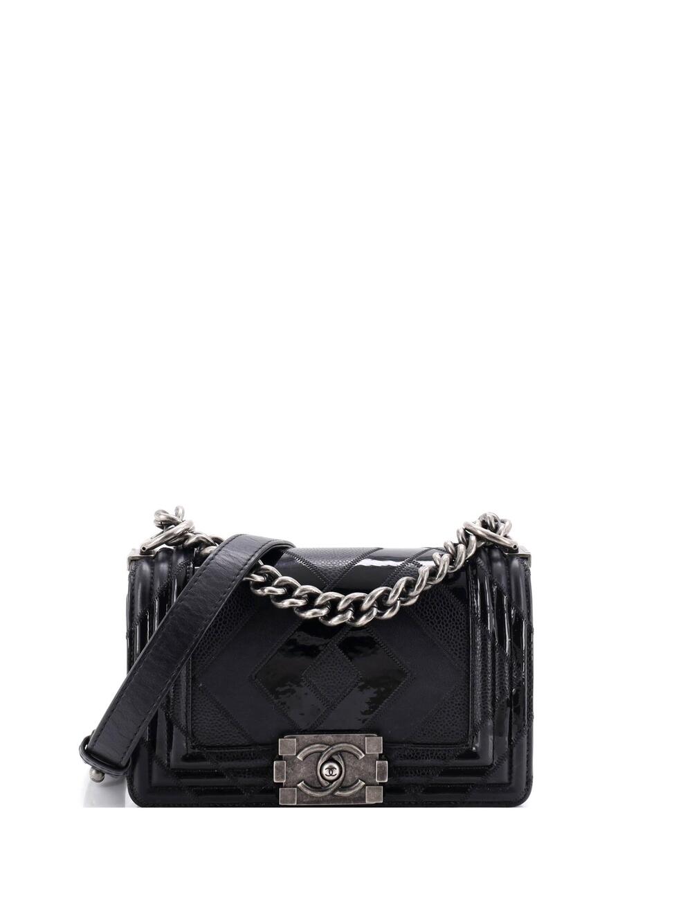 Chanel Boy Flap Bag Patchwork Caviar #262236C43B
